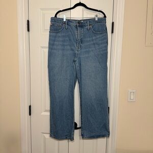 Madewell The Perfect Vintage Wide Leg Crop Jean